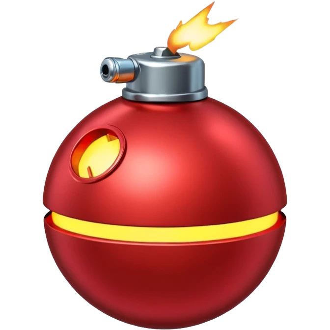 red bomb emoji