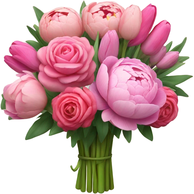 pink bouquet emoji