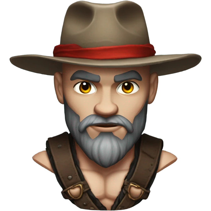 kratos with hat emoji