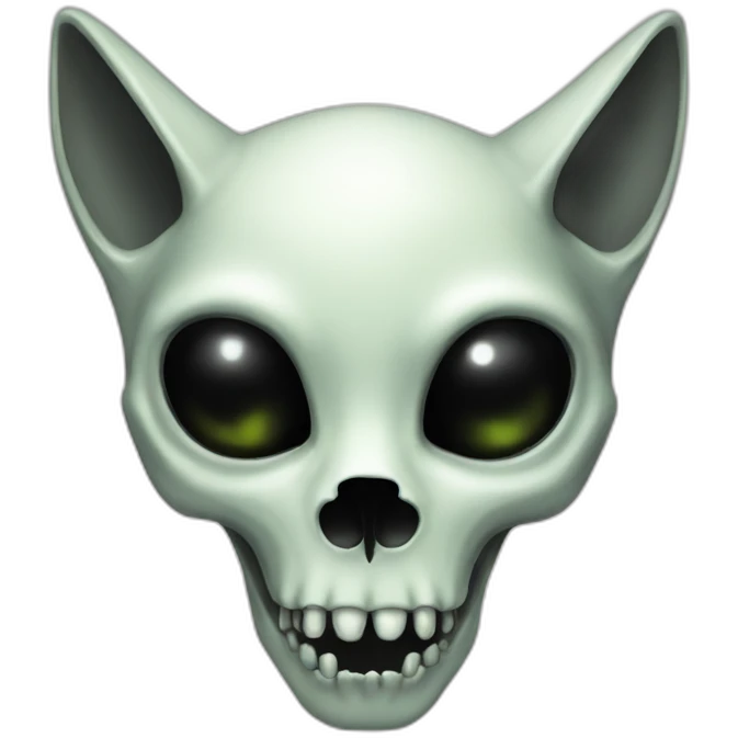 Alien cat skull emoji