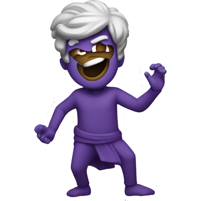 Gojos pose during Hallow purple emoji