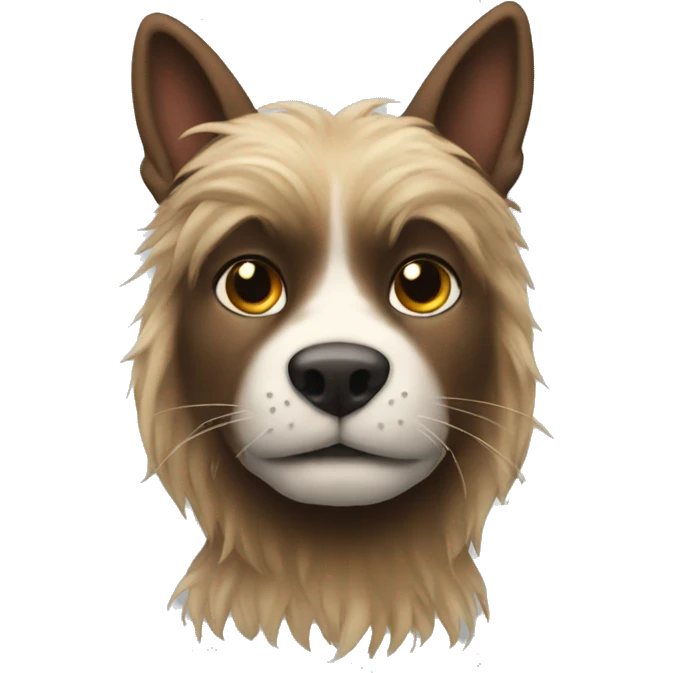 Chat a poils longs emoji