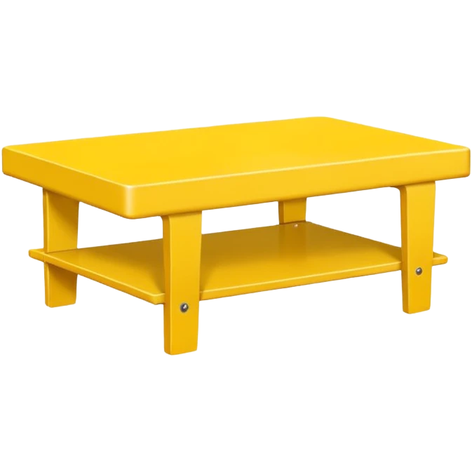 yellow coffe table
 emoji
