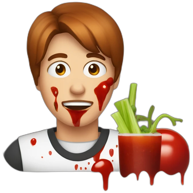 Bloody Mary curse emoji