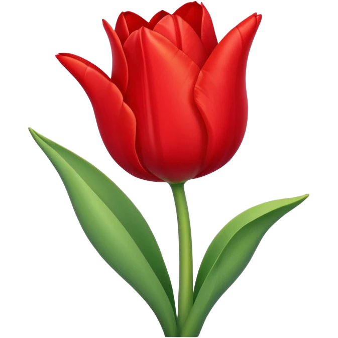 single tulip emoji