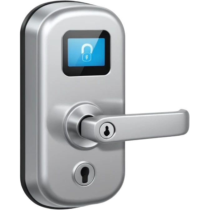 Electronic Door Lock System with card insert emoji