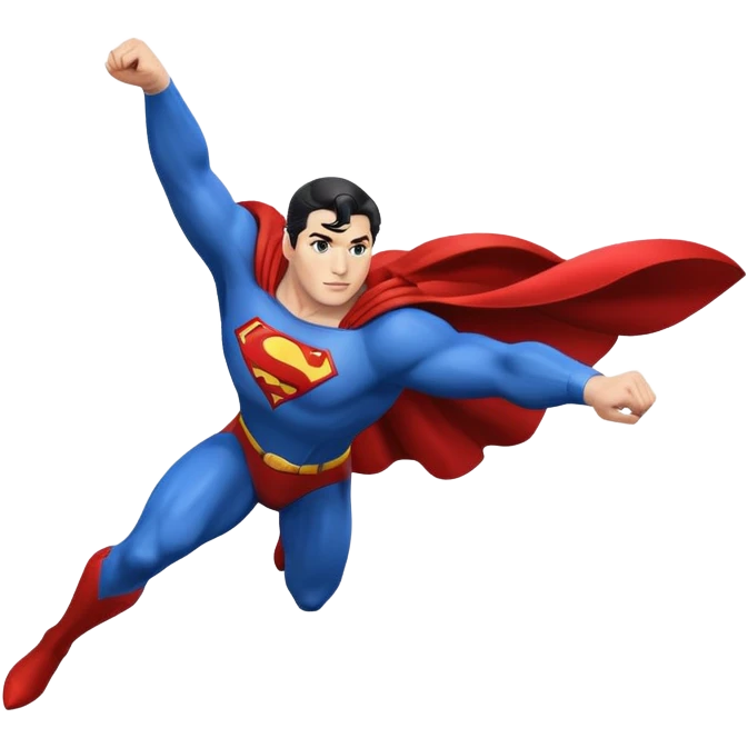 Superman flying  emoji