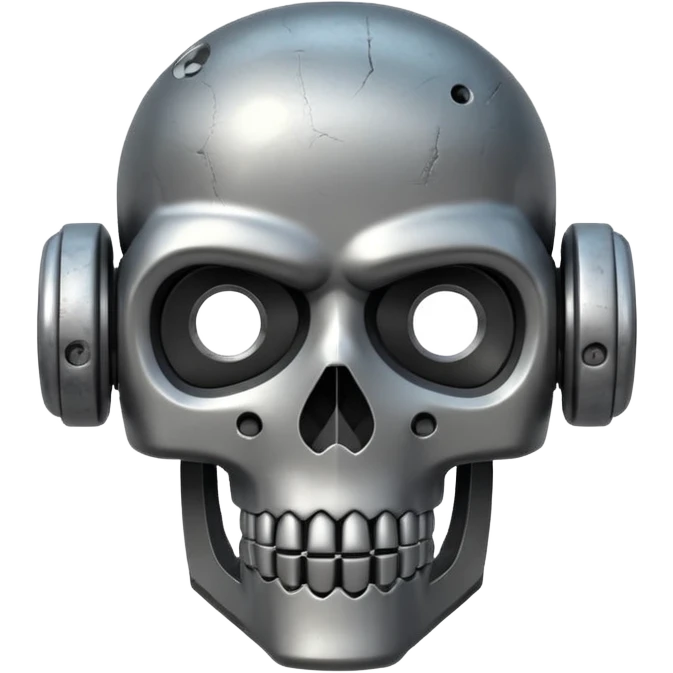 Robot + SKULL  emoji