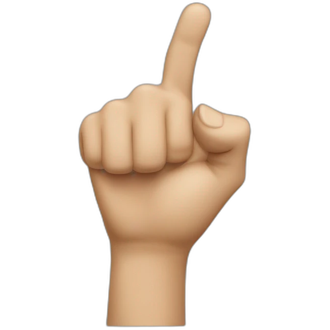Pointing hand emoji emoji
