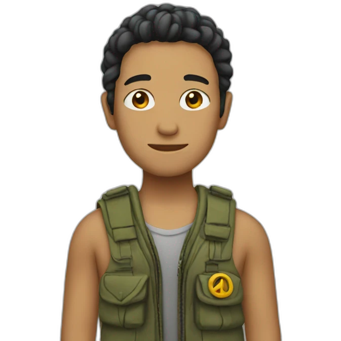 One peace emoji