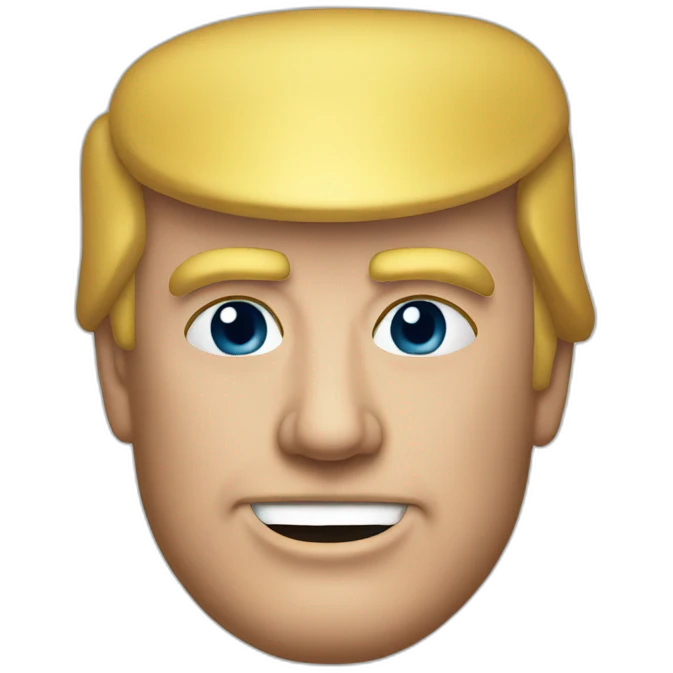 President trump face emoji