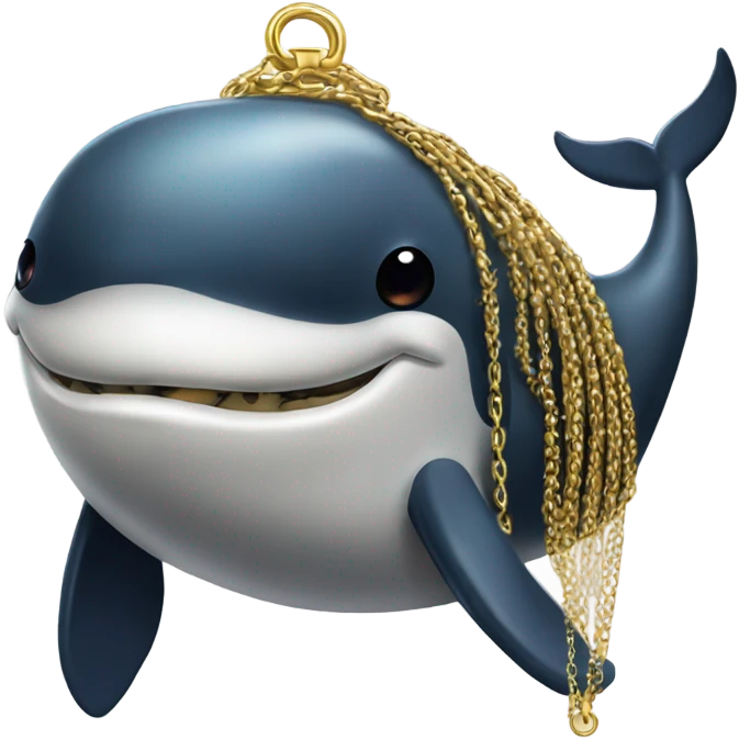 Pimp whale emoji