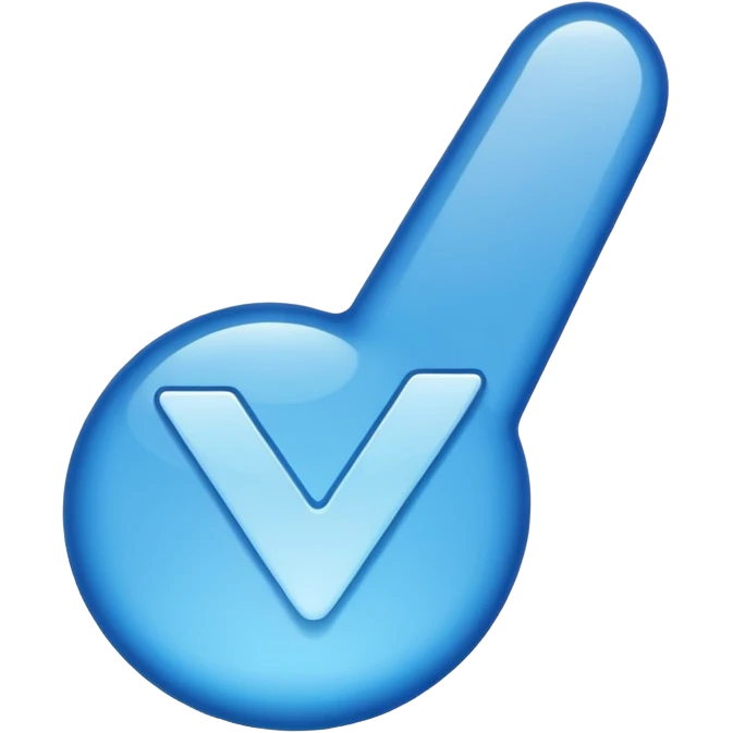 Verified blue tick emoji