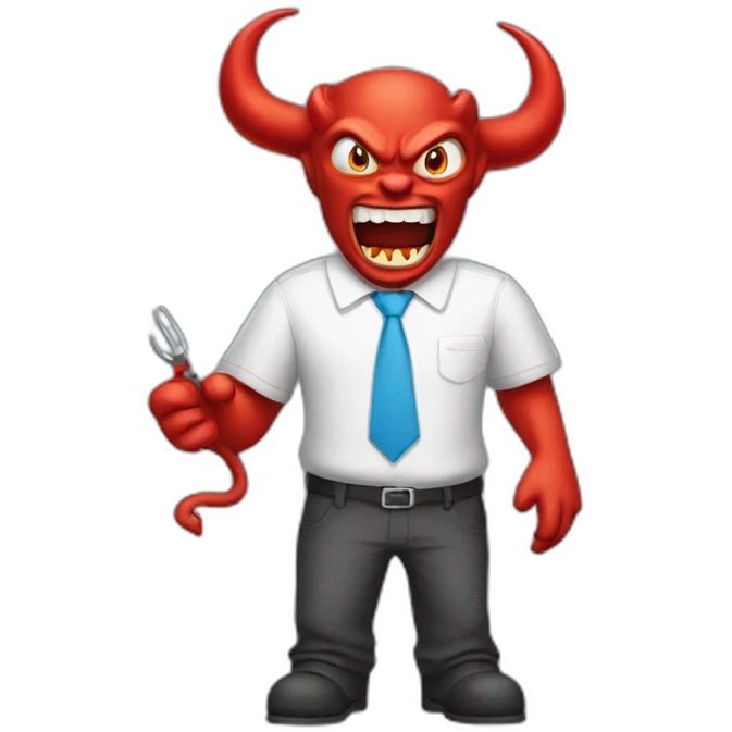 tech support devil emoji