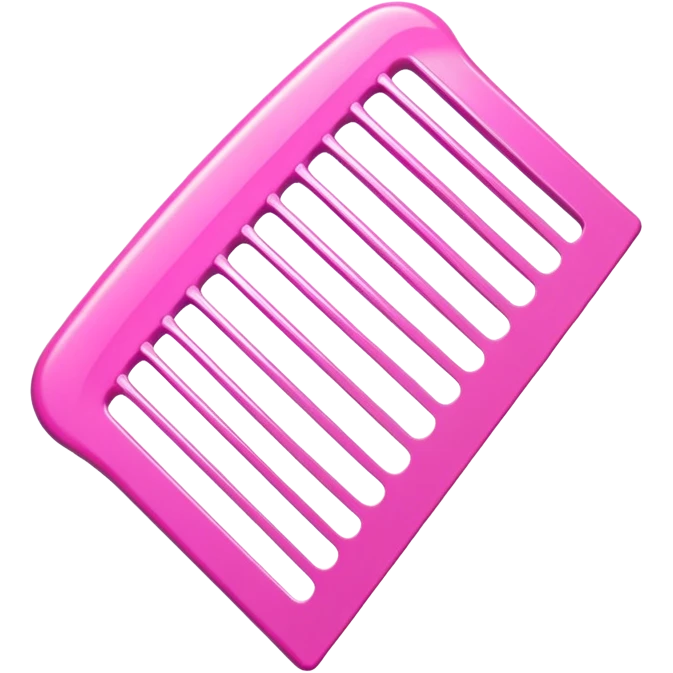 Pink comb emoji