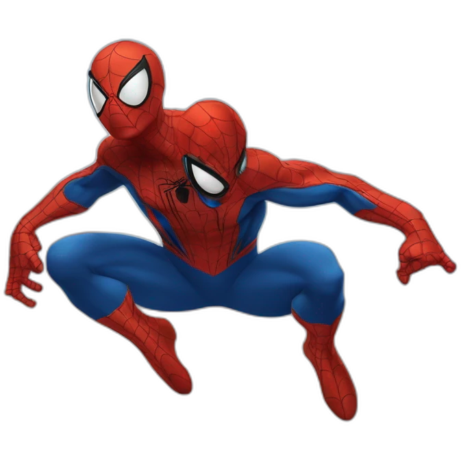 Spiderman qui fais un dois  emoji