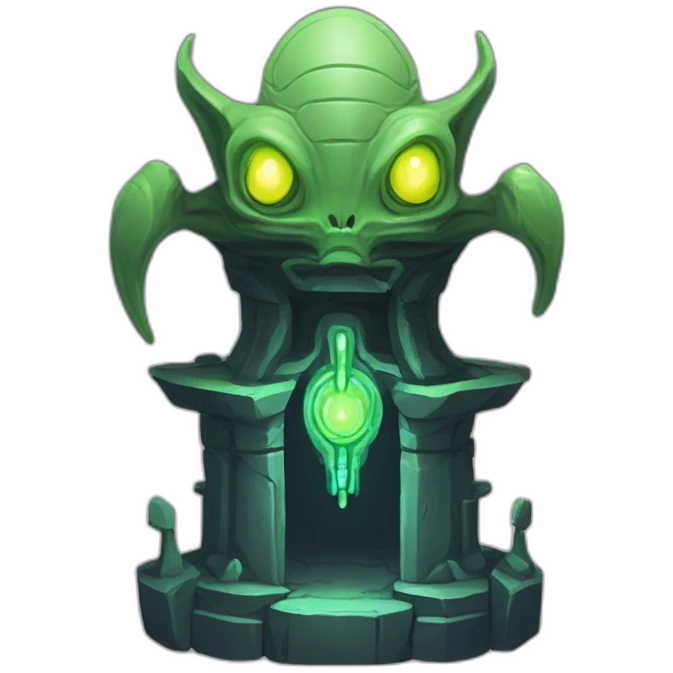 alien temple scifi roguelike rpg style inspired by slay thee spire emoji
