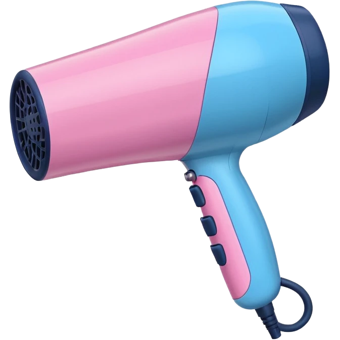 Cute Hair dryer, different design emoji