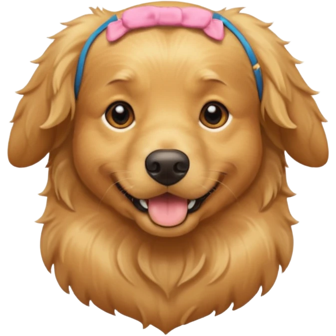 artist dog emoji