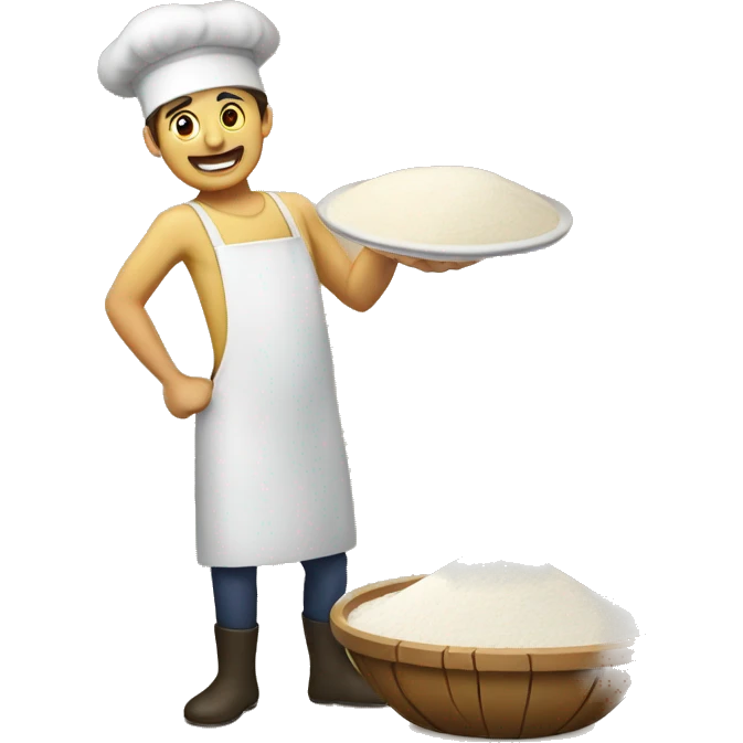 Baking flour  emoji