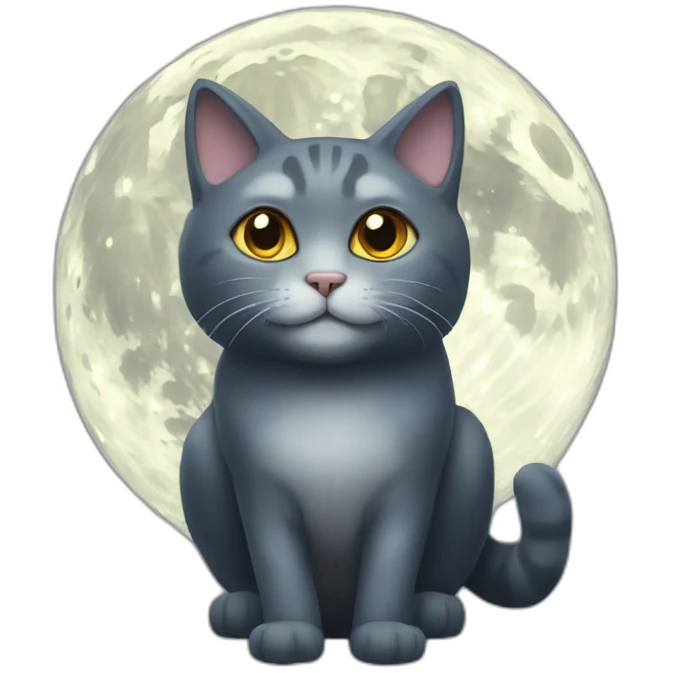 Moon cat emoji
