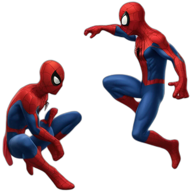 spiderman pointing at spiderman emoji | AI Emoji Generator