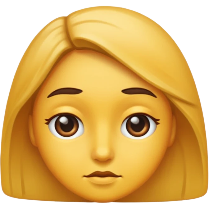 A side eye emoji