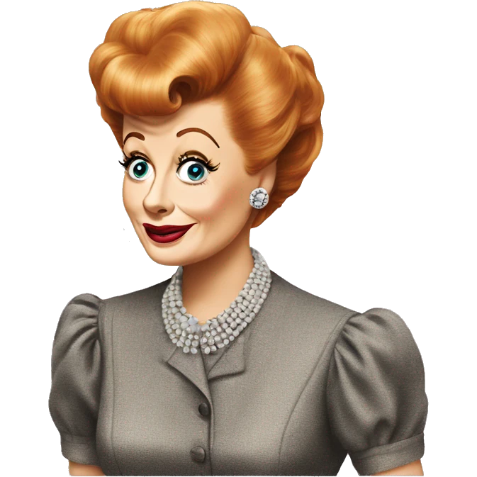 Lucille ball  emoji