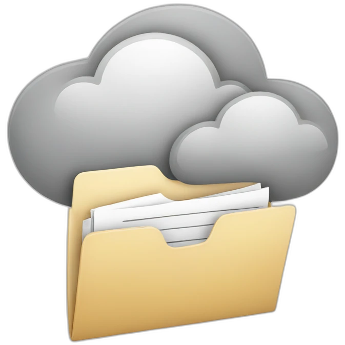document cloud emoji