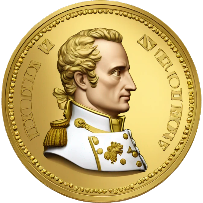Napoleon gold coin emoji