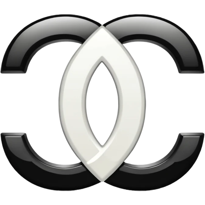 chanel symbol white emoji