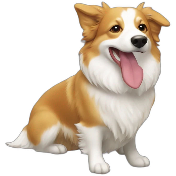 Duck tolling retriever corgi duck hunting emoji
