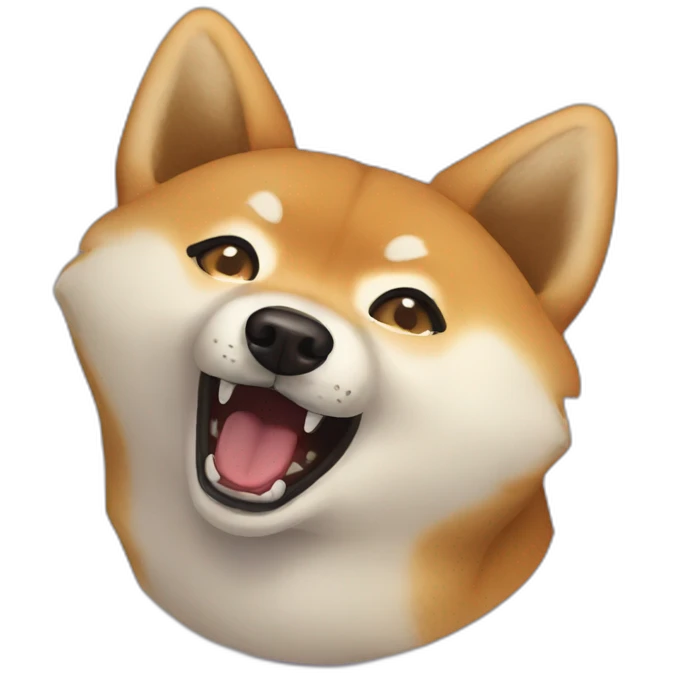 shiba-inu-scream emoji