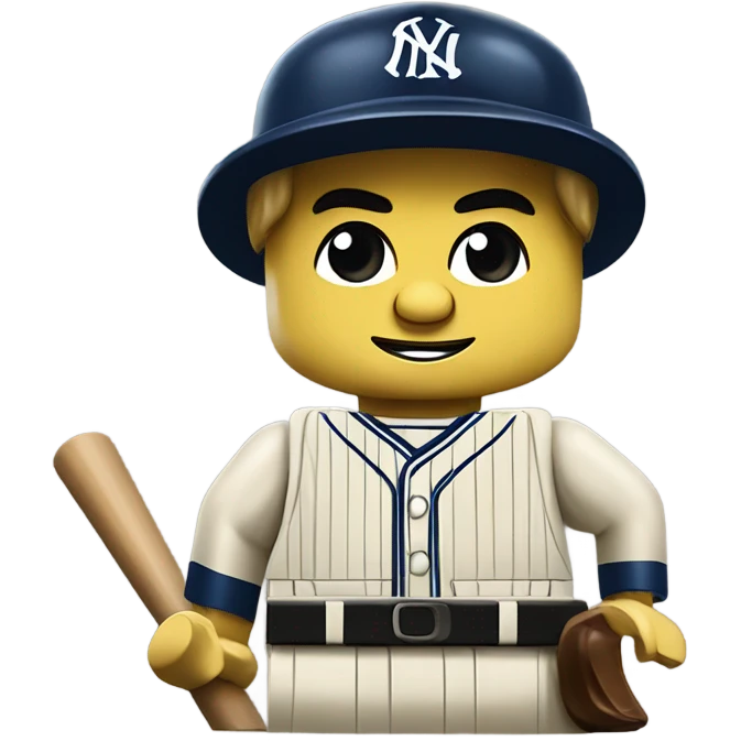 Lego Babe Ruth emoji
