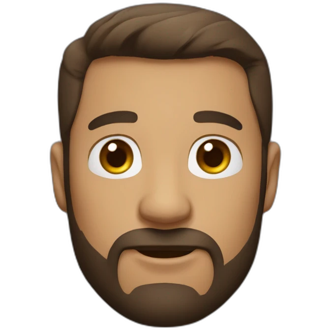 мужик в шубе emoji