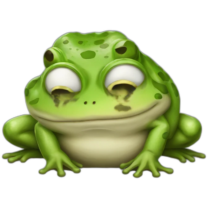 Frog shit emoji