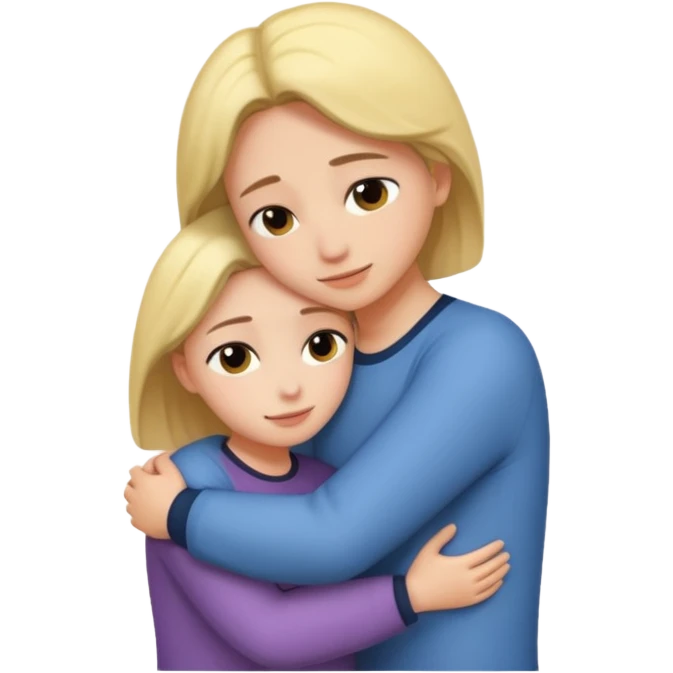 Deep hug emoji
