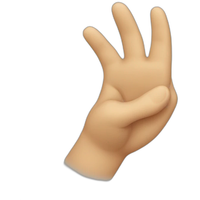 mano diciendo adios emoji