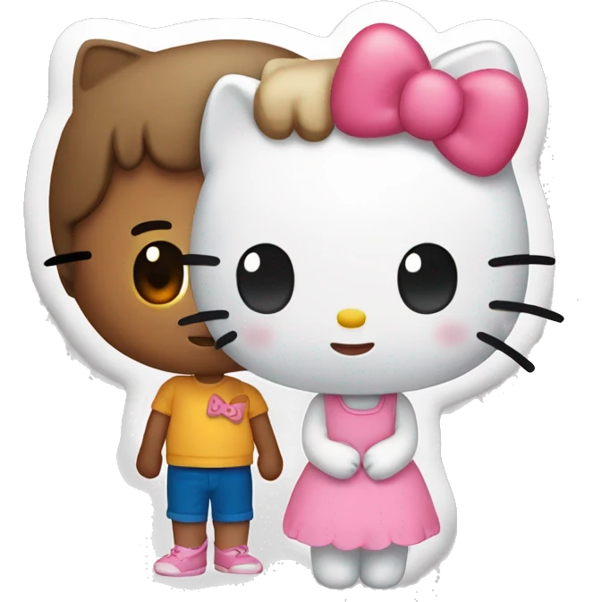 Hello Kitty and Dear Daniel  emoji