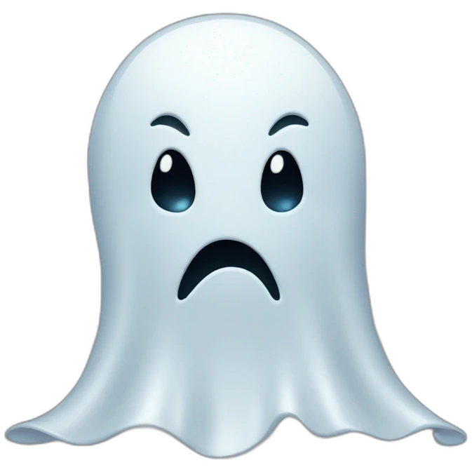 smirking ghost emoji
