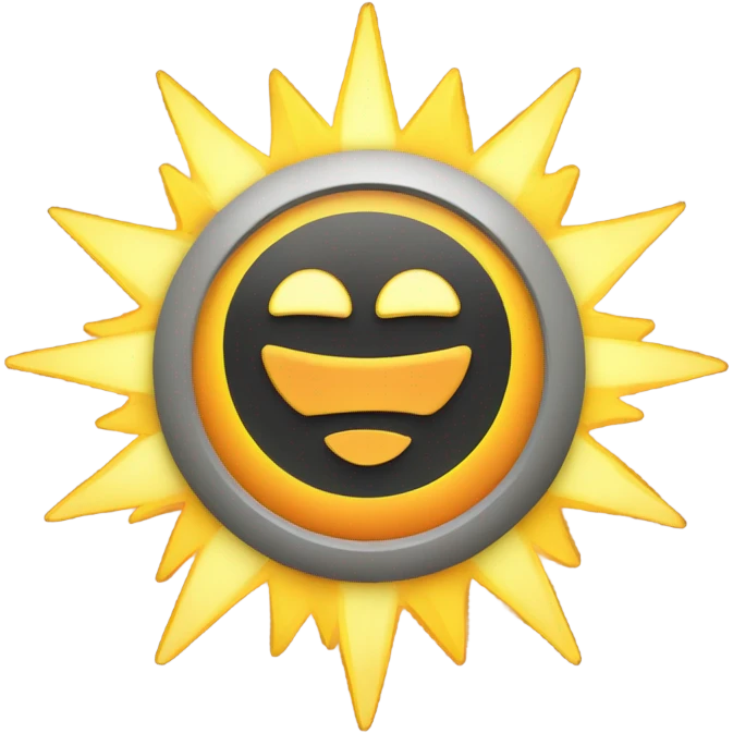 Sun emoji