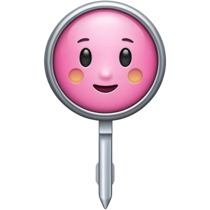 Can you make a pink pin emoji