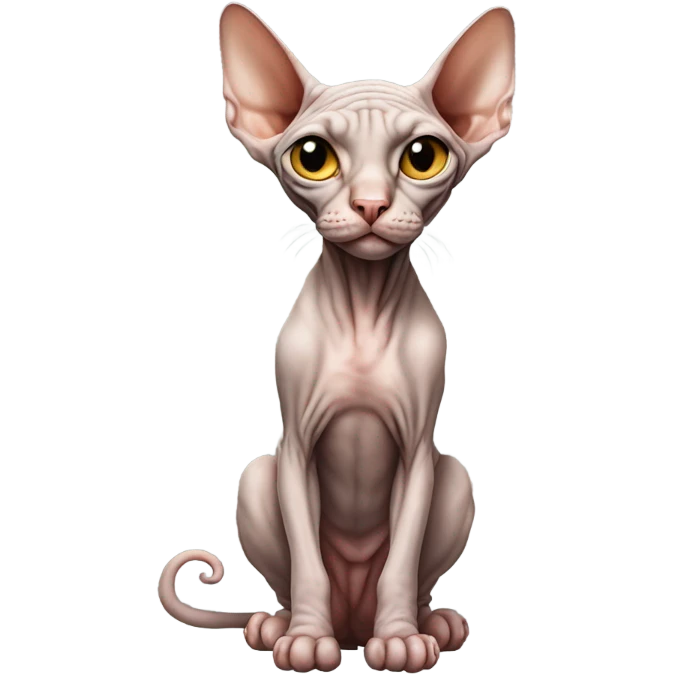 Sphynx cat emoji