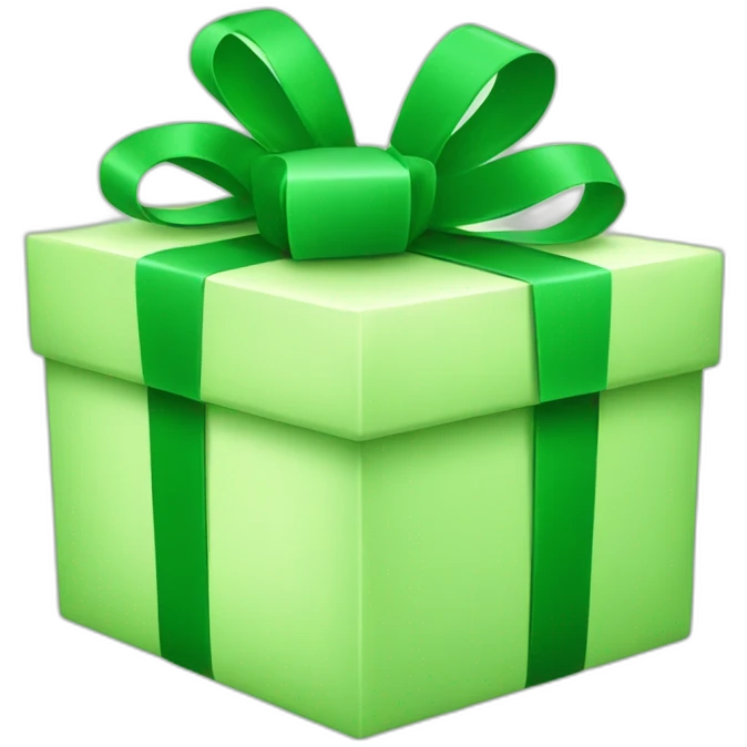 green gift emoji