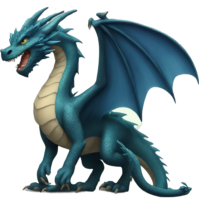 A dragón  emoji