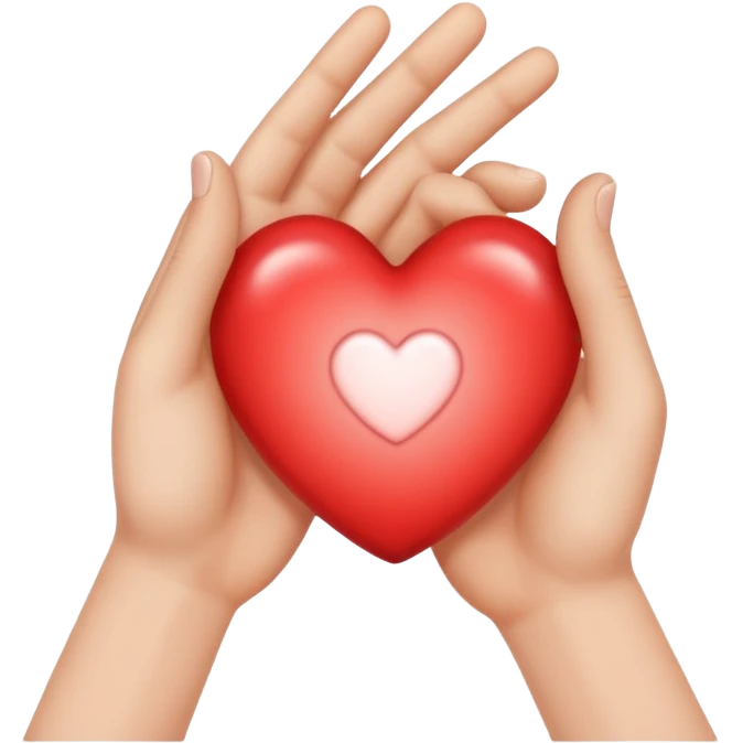 🫶 hand gesture making a heart emoji