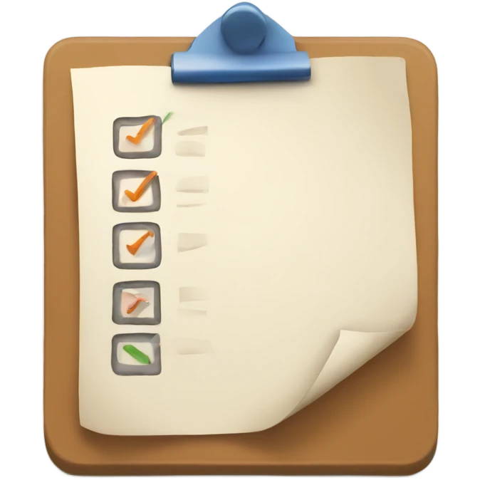 checklist emoji