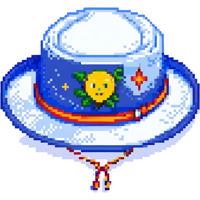 Синяя спортивная панамка со шнурком и надписью SPACEME, no background emoji