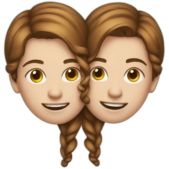 Conjoined-heads emoji