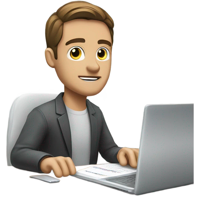 Man dating excel  emoji
